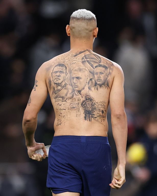 Richarlison's "weird" back tattoo leaves Micah Richards stunned - "It's a bit ridiculous" - Mirror Online