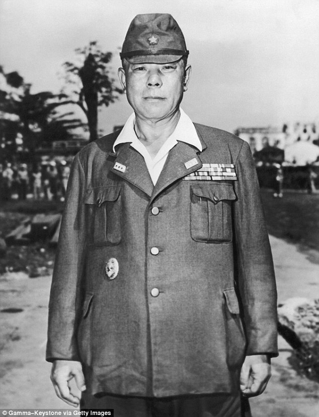 The alleged war loot stolen by Japanese soldiers was under the command of General Tomoyuki Yamashita (pictured), who was in charge of the country's forces in 1944