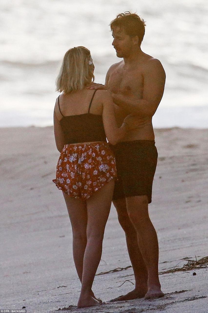 Love is in the air: Margot is clearly smitten with her husband