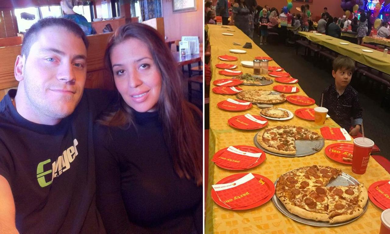 Parents REGRET sharing sad photo of their 6-year-old son alone at his pizza birthday  party | Daily Mail Online