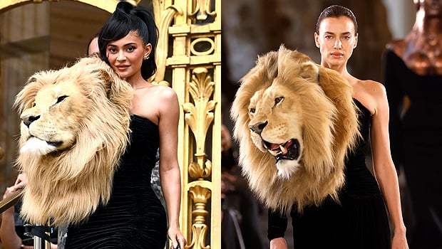 Kylie Jenner & Irina Shayk Wear Lion's Head Dress To Same Event – Hollywood Life