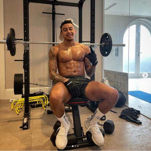 The Man United midfielder looks in incredible shape