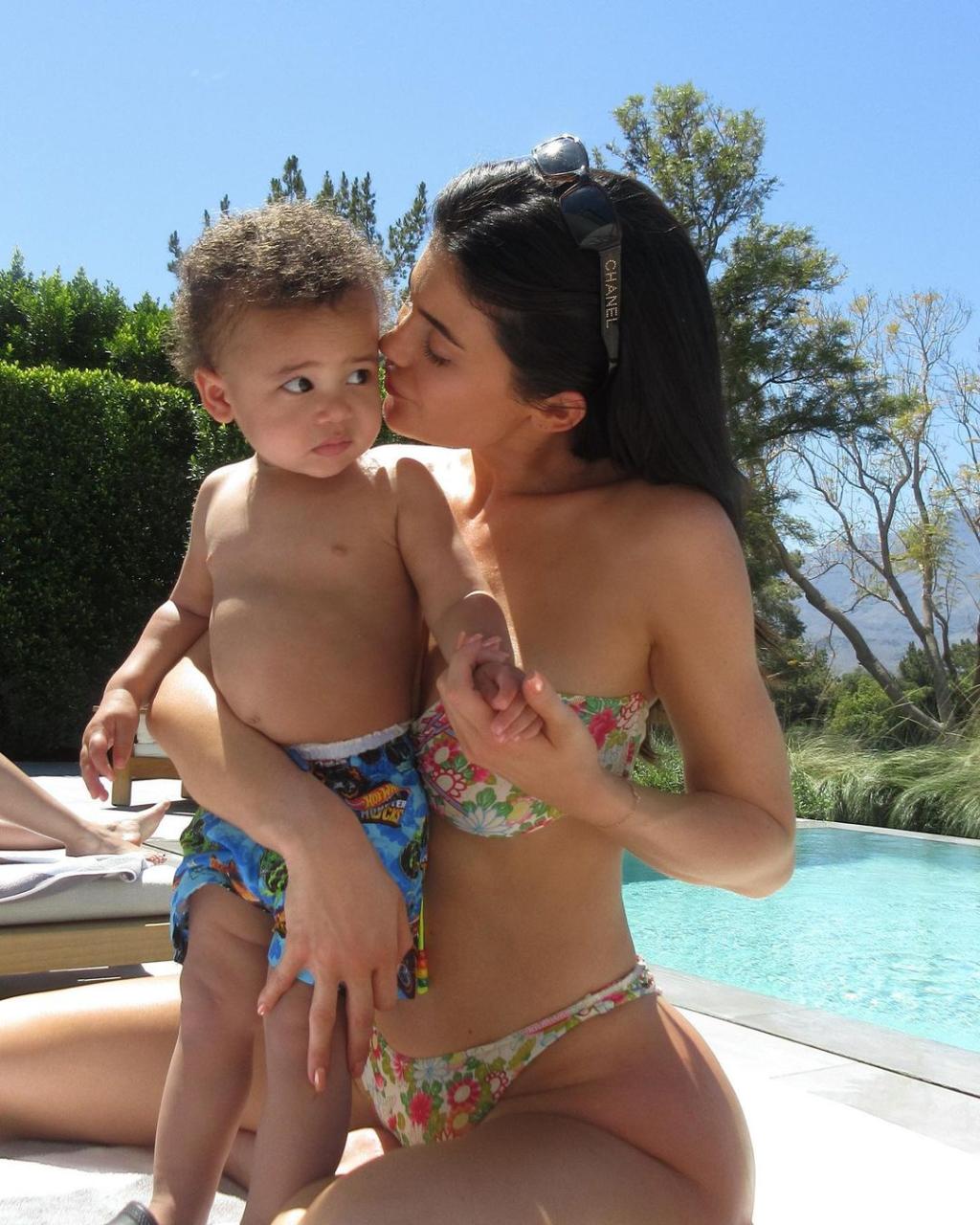 Kylie shares Stormi and her son Aire Webster, 1, with her ex-boyfriend Travis Scott