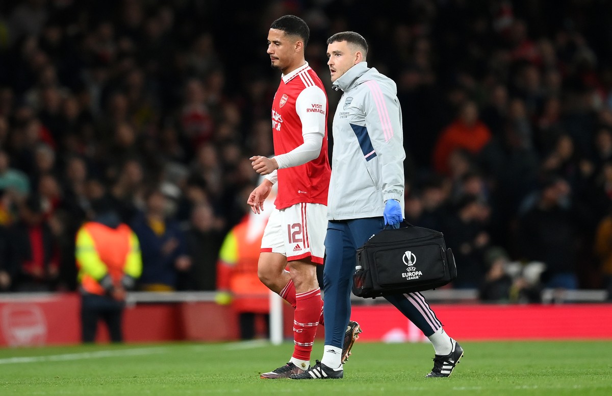 Arsenal injury news: William Saliba out for several weeks