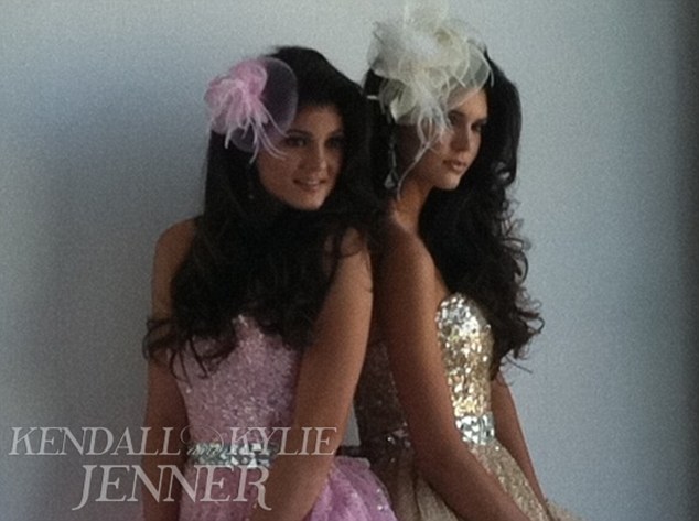 Professional: The sisters got a lot of practise posing for the cameras at Kim's wedding earlier this month