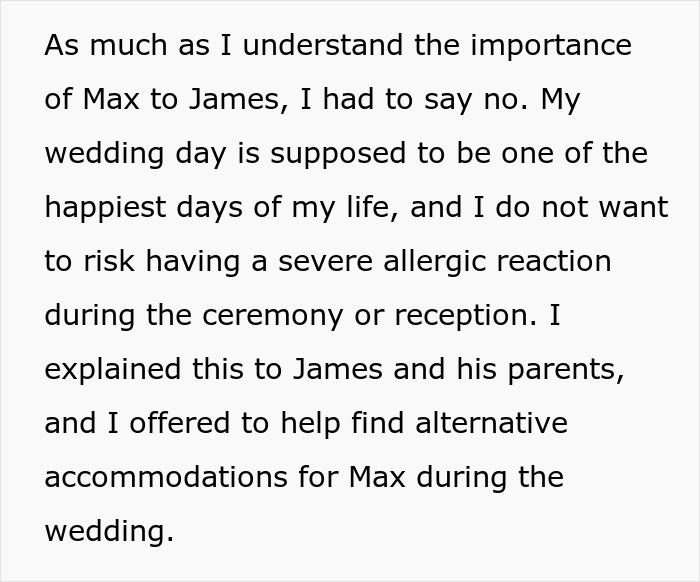 "Am I A Jerk For Not Letting My Nephew Bring His Service Dog To My Wedding?"