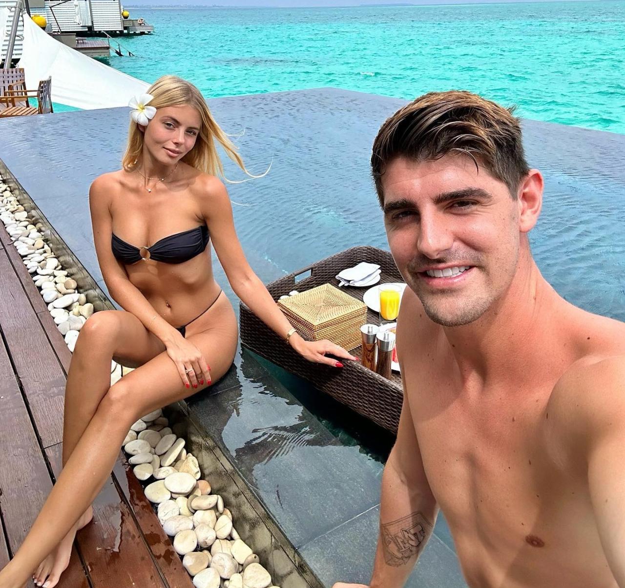 Gerzig is engaged to shotstopper Thibaut Courtois