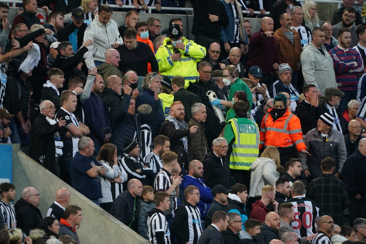 Newcastle United fan whose collapse stopped Premier League game 'doing  well' | Evening Standard