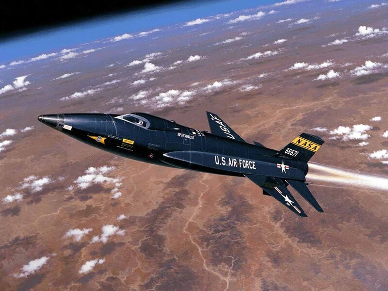 X-15 - The 4000 MPH Supersonic Rocket Aircraft Designed And Built By North America For NACA Testing (Hereinafter NASA)